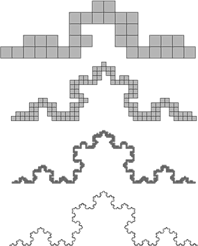 Tiling the Koch coastline